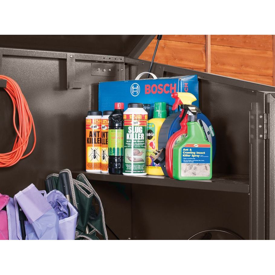 Asgard Metal Garden Shed 7’7” x 3’4” - The Access Plus