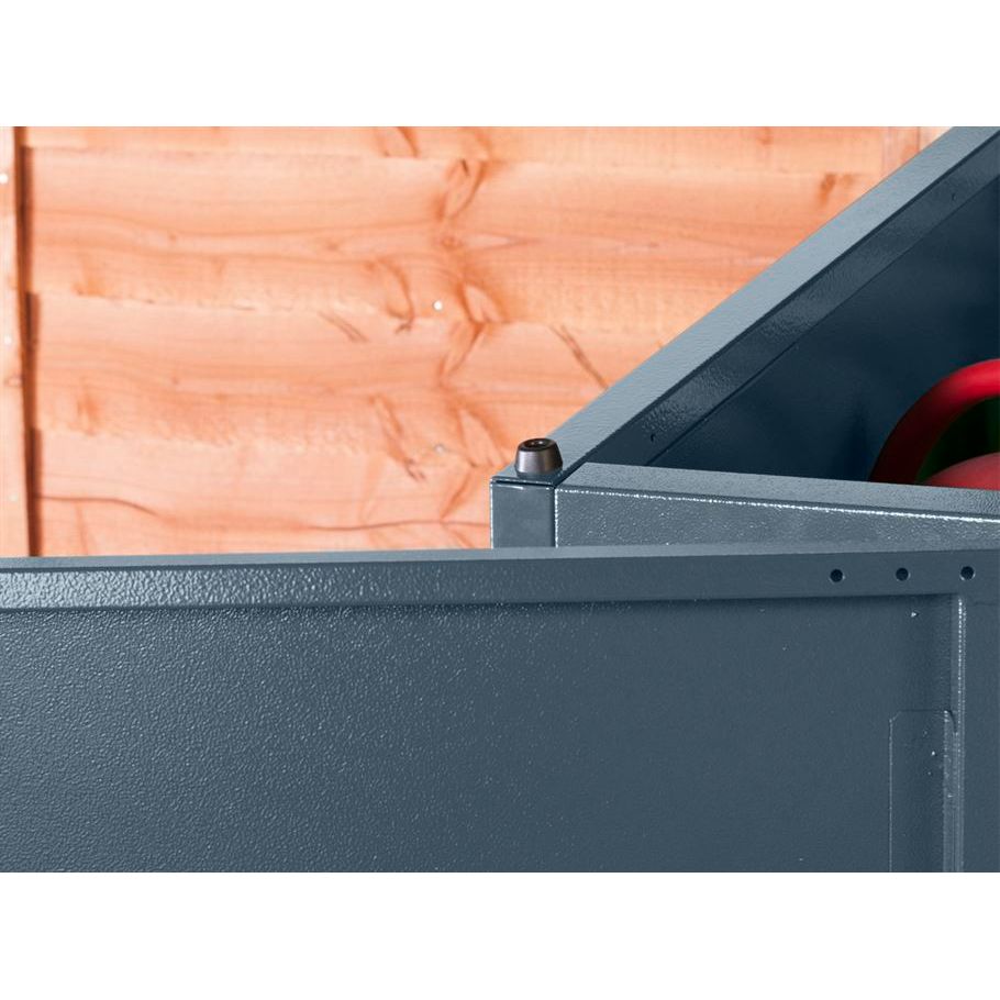 Asgard Metal Garden Shed 7’7” x 3’4” - The Access Plus