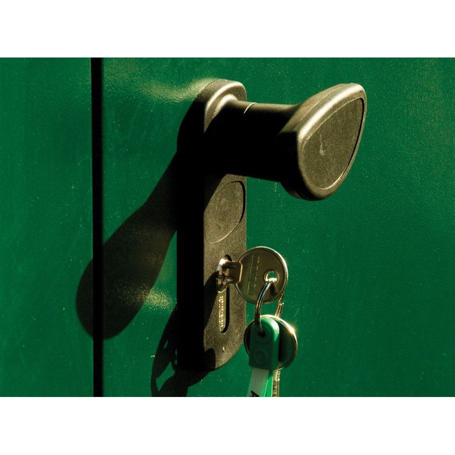 Asgard Metal Bike Shed 6’ x 3’ High-Security - The Annexe (Police Preferred Specification)