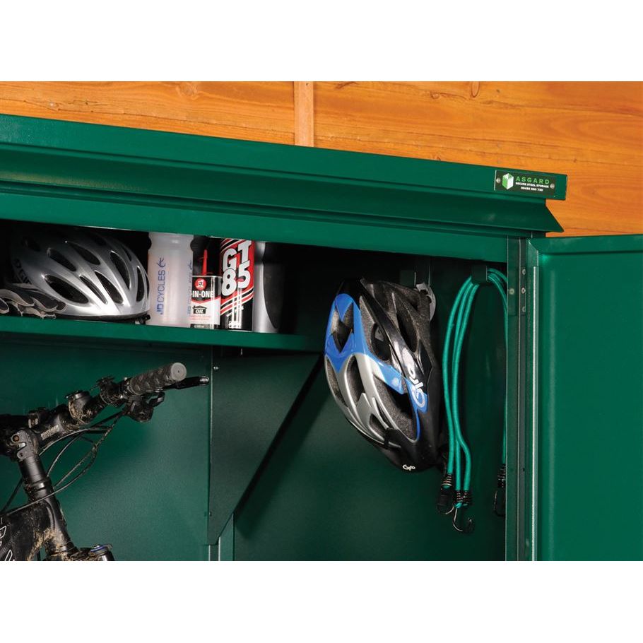 Asgard Metal Bike Shed 6’ x 3’ High-Security - The Annexe (Police Preferred Specification)