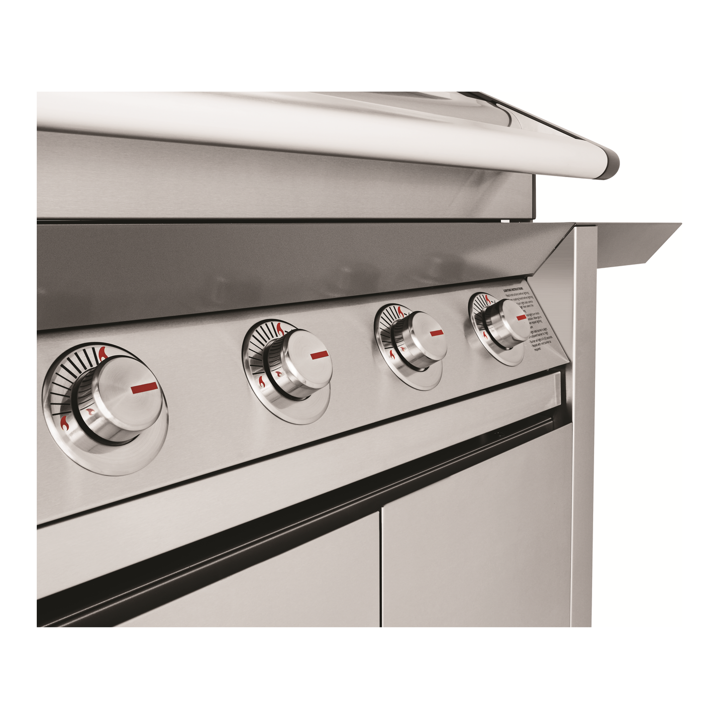 BeefEater 1600 Series 4 Burner Gas BBQ with Trolley and Side Burner