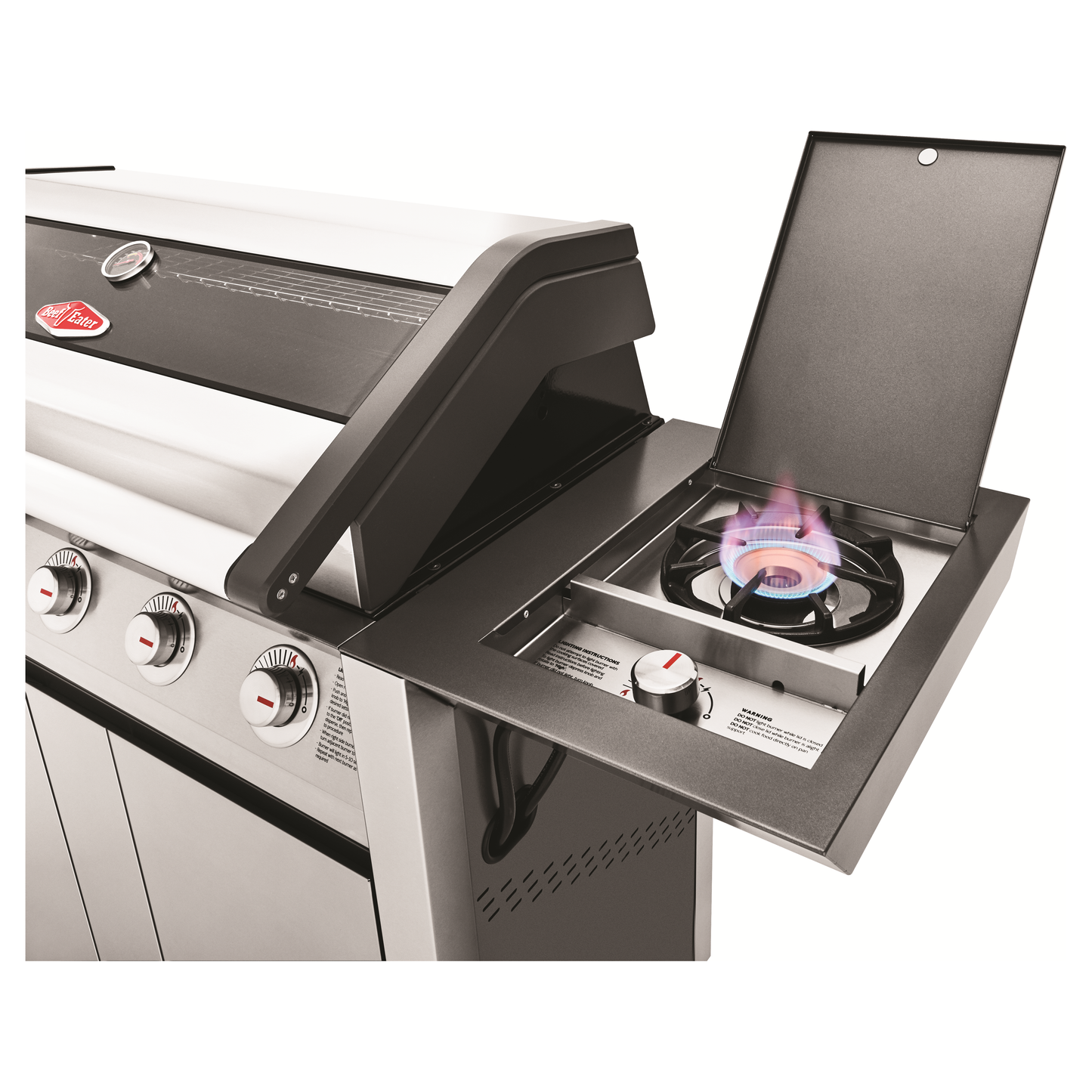 BeefEater 1600 Series 5 Burner Gas BBQ with Trolley and Side Burner