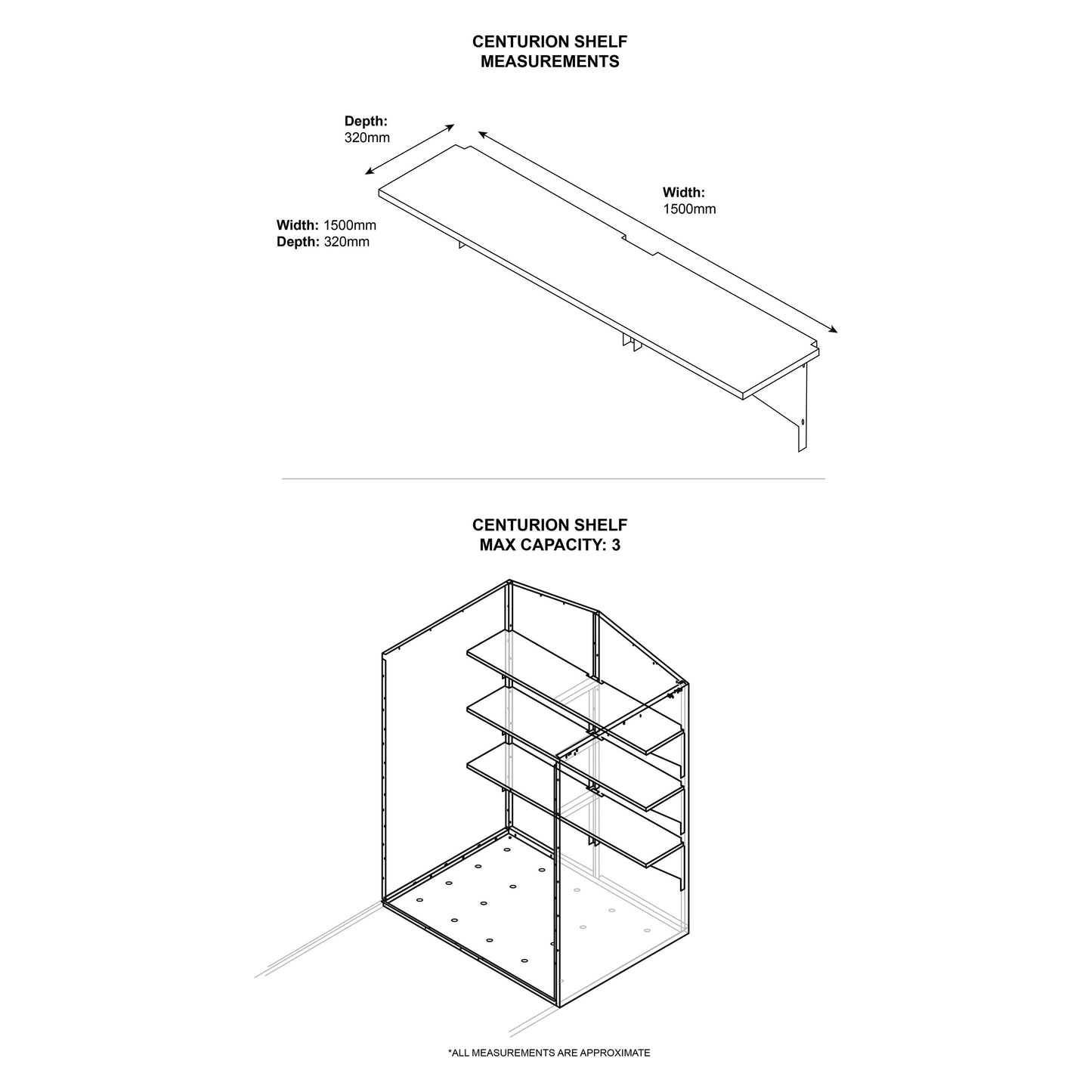 Asgard Centurion Shelf Kit (2 Pack)