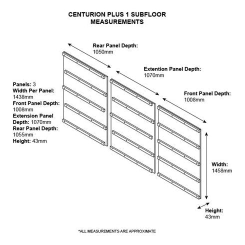 Asgard Protective Wooden Subfloor for The Centurion P1