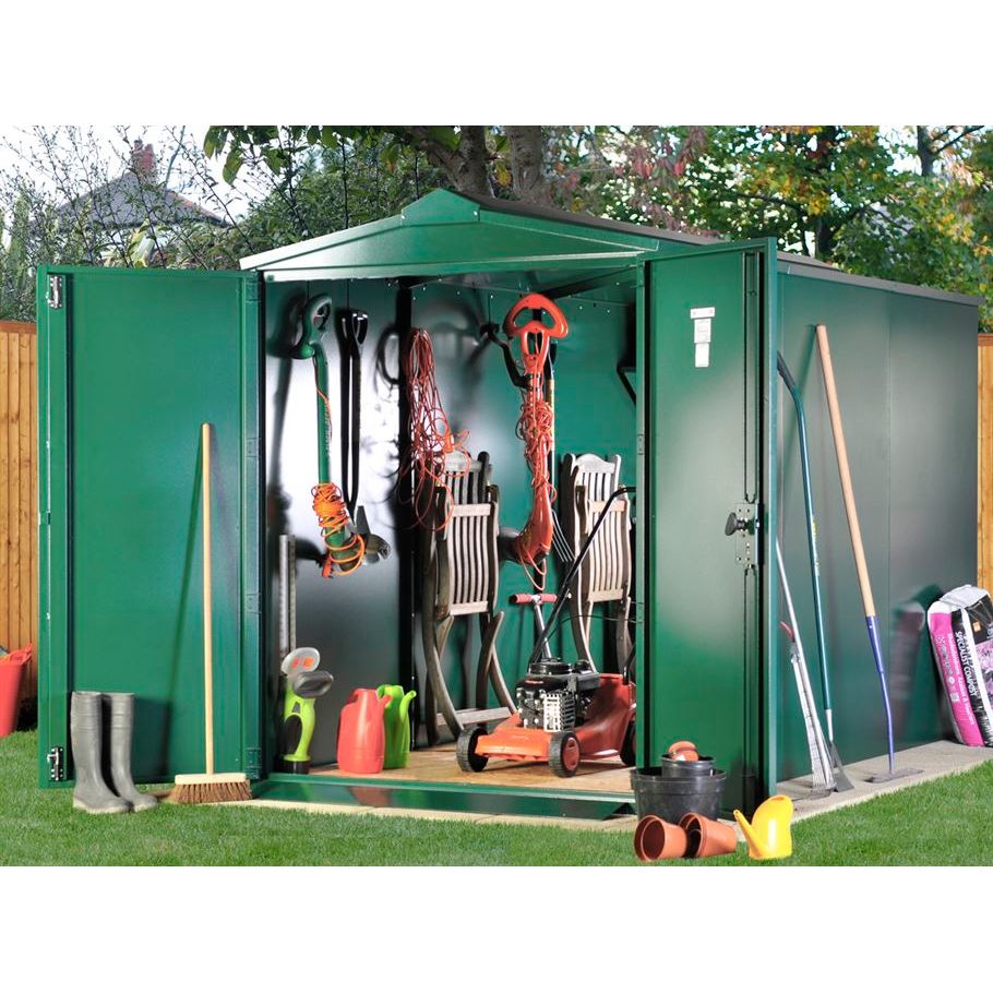 Asgard 5” x 10’11” High-Security Metal Garden Shed - The Centurion Plus 1 (Police Preferred Specification)