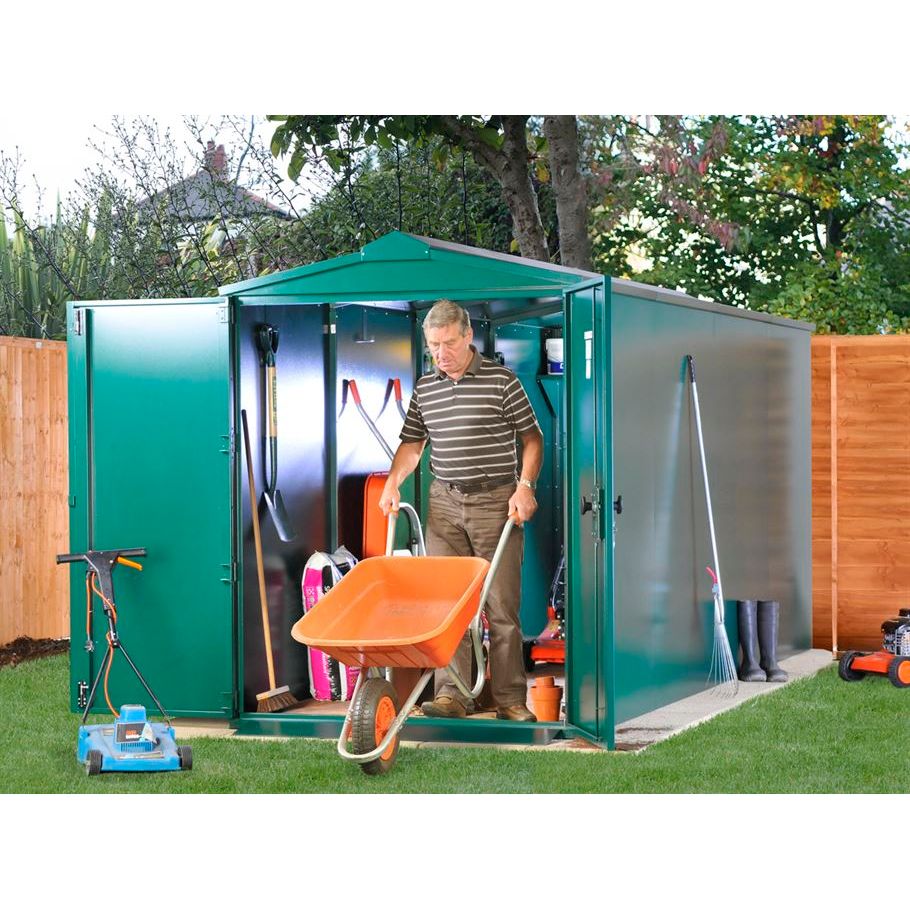Asgard 5” x 14’6” High-Security Metal Garden Shed - The Centurion Plus 2 (Police Preferred Specification)