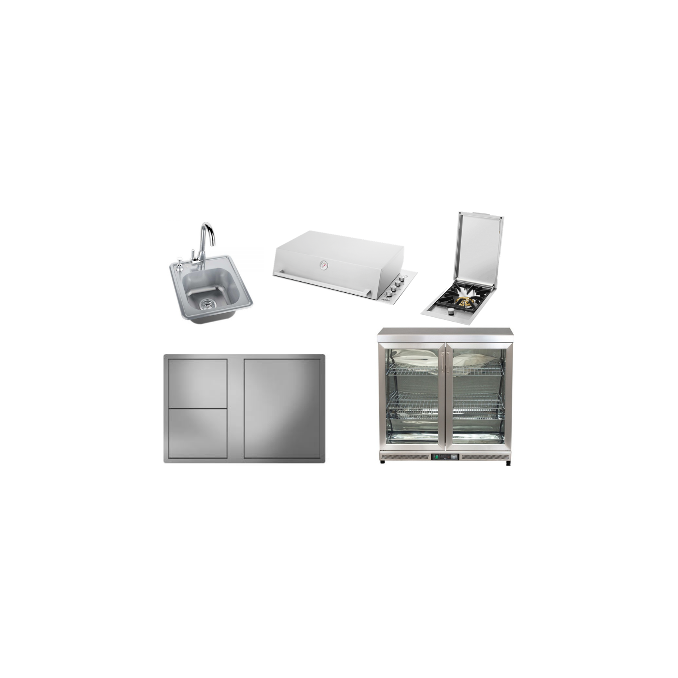 BeefEater Proline 6‑Piece Outdoor Kitchen Bundle