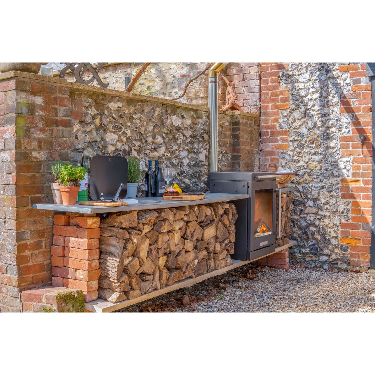 BBQube For Outdoor Kitchen: Grill & Heater