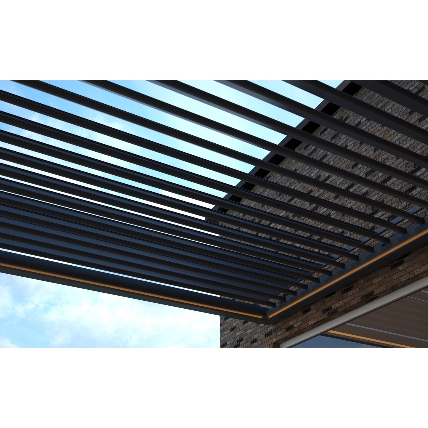 Deponti Pinela Manual - Aluminium Veranda with Tilted Roof Panels