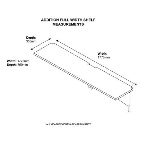 Asgard Annexe & Addition Full-Width Shelf