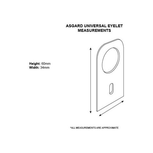 Asgard Universal Eyelets (10 Pack)