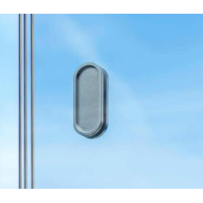 Fiano Adhesive handles Oval Alu - set of 2