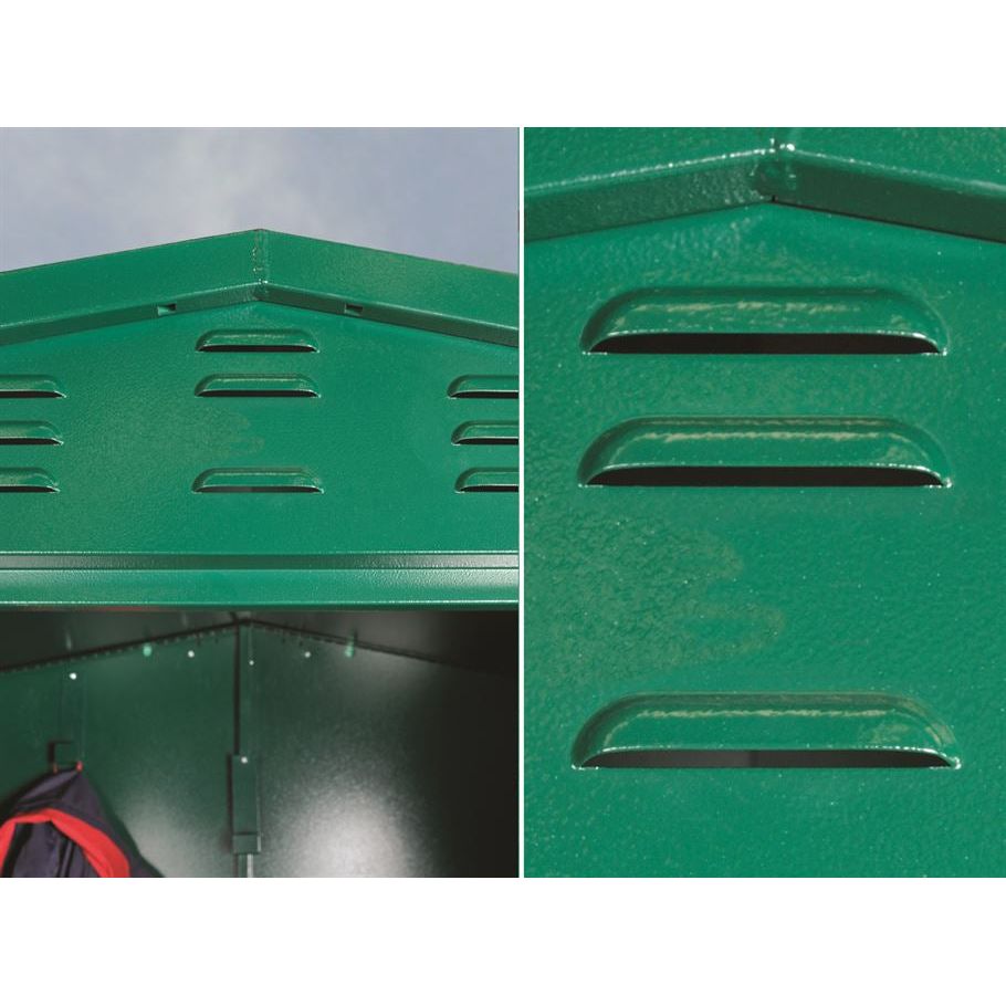 Asgard 5’2” x 3’7” Metal Garden Shed - Flexistore 1511