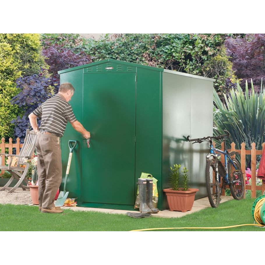 Asgard 5’2” x 7’3” Metal Garden Shed - Flexistore 1522