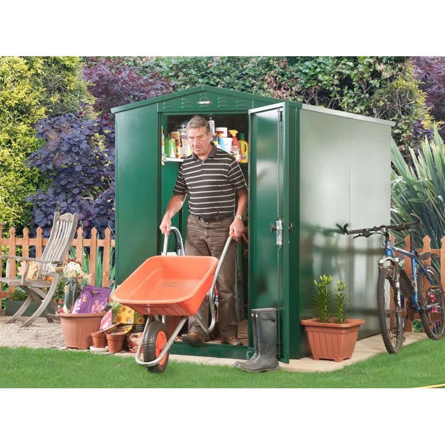 Asgard 5’2” x 7’3” Metal Garden Shed - Flexistore 1522