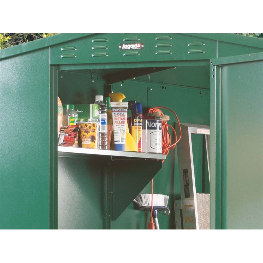 Asgard 5’2” x 10’11” Metal Garden Shed - Flexistore 1533