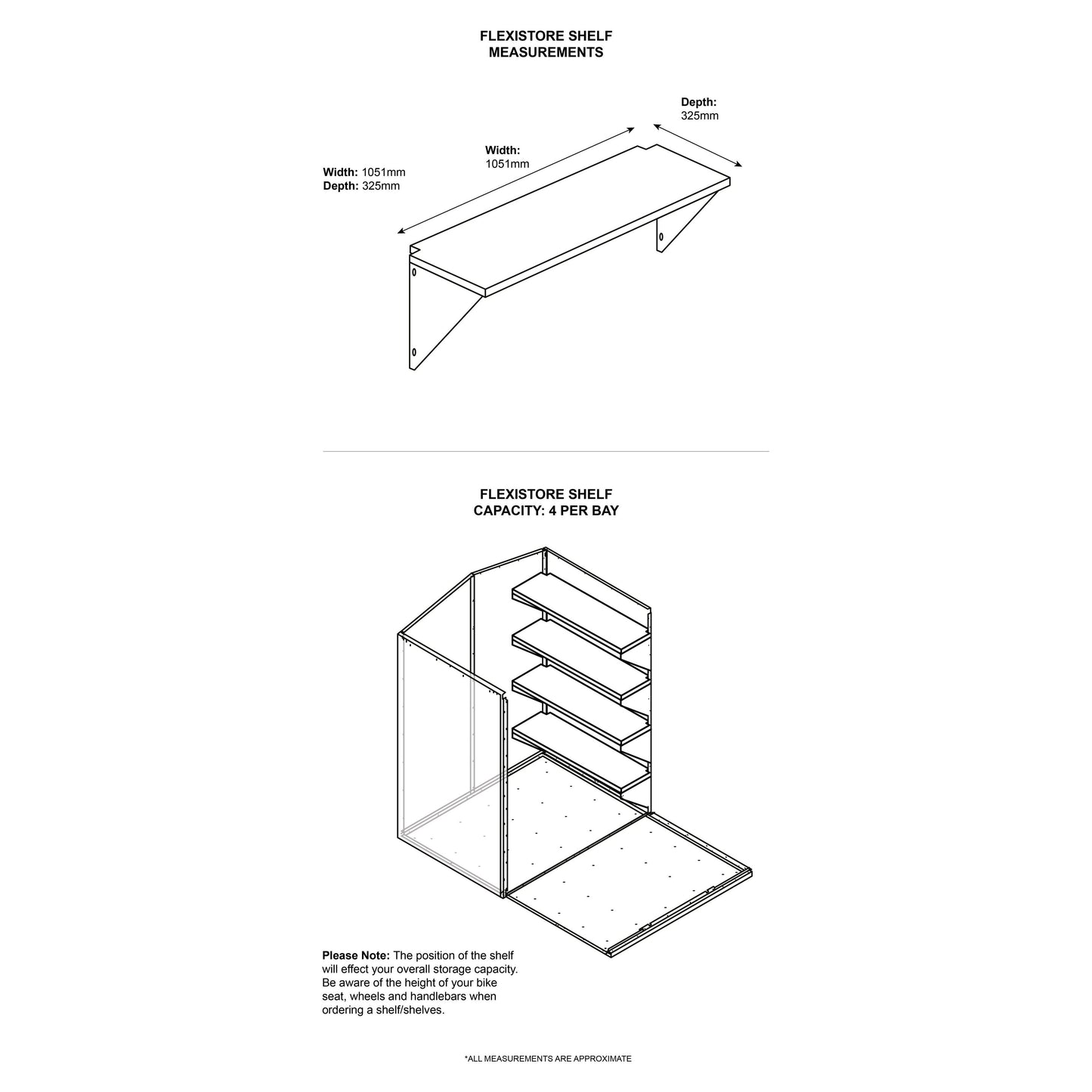 Asgard Flexistore Shelf Kit (2 Pack)