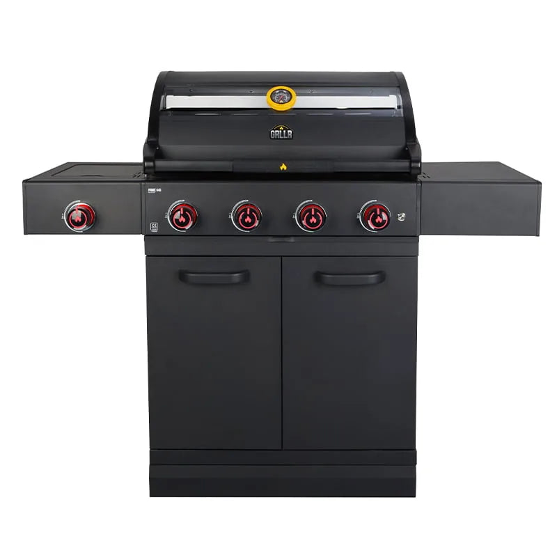 GRLLR Prime G4S 4 Burner Gas Barbecue with Side Burner