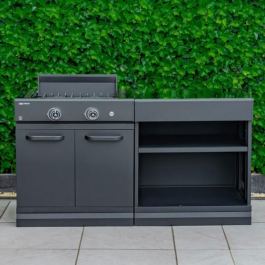 GRLLR Connect Outdoor Kitchen - Stove and Open Shelf