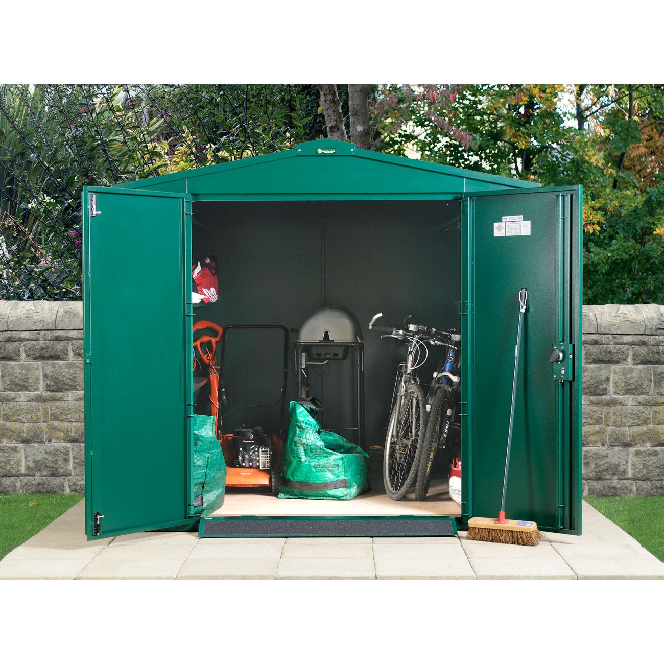 Asgard 7x7 Metal Shed (Gladiator) - Police Preferred Specification