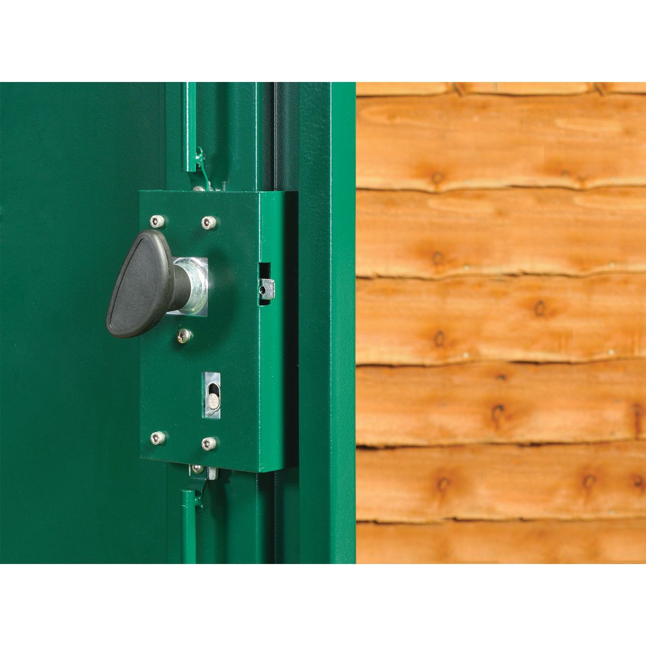 Asgard Motorcycle Garage Plus - 7ft 4" x 10ft 11" - Police Preferred Specification