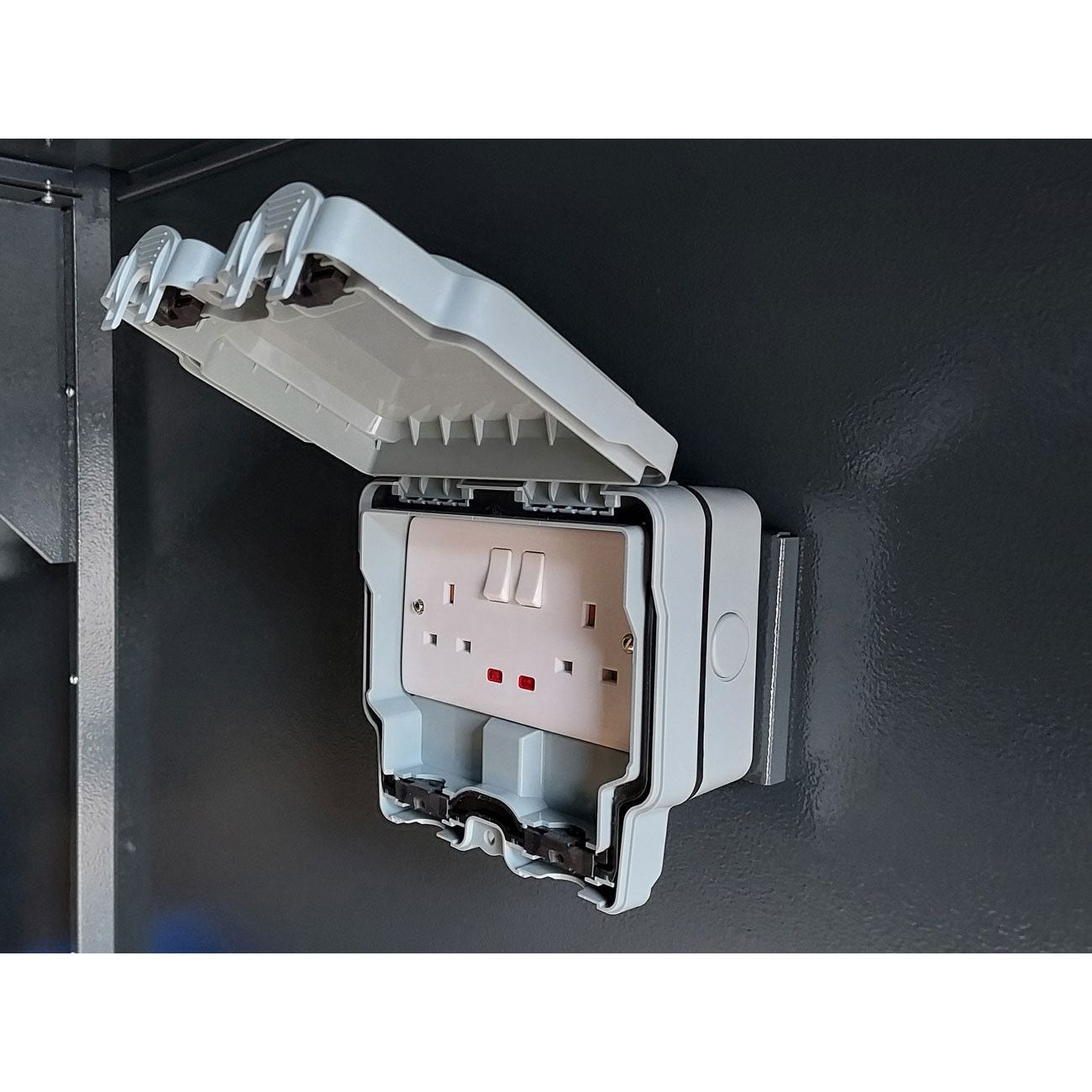 Asgard Motorcycle Garage Plus - 7ft 4" x 10ft 11" - Police Preferred Specification