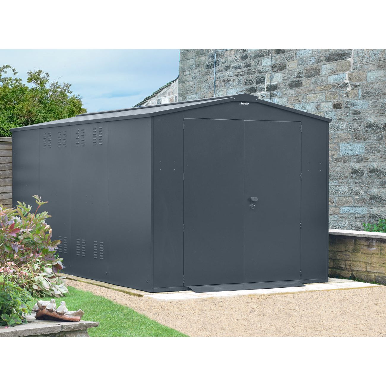 Asgard Motorcycle Storage Garage 7’4” x 14’6” - Police Preferred Specification