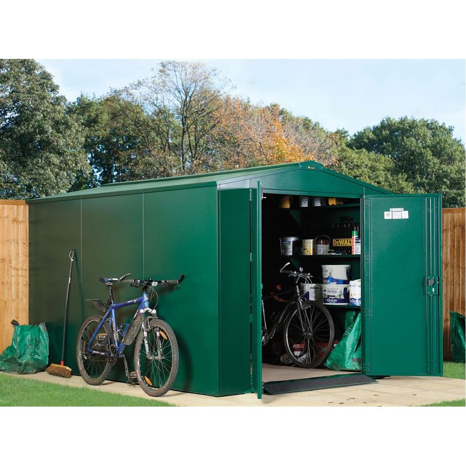 Asgard 7’4” x 10’11” XL High Security Metal Garden Shed - The Gladiator Plus 1 (Police Preferred Specification)
