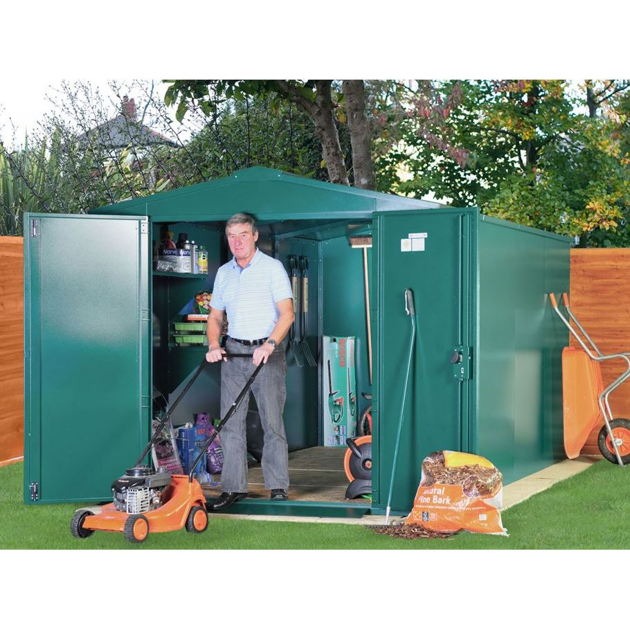 Asgard 7’4” x 14’6” XL High Security Metal Garden Shed - The Gladiator Plus 2 (Police Preferred Specification)