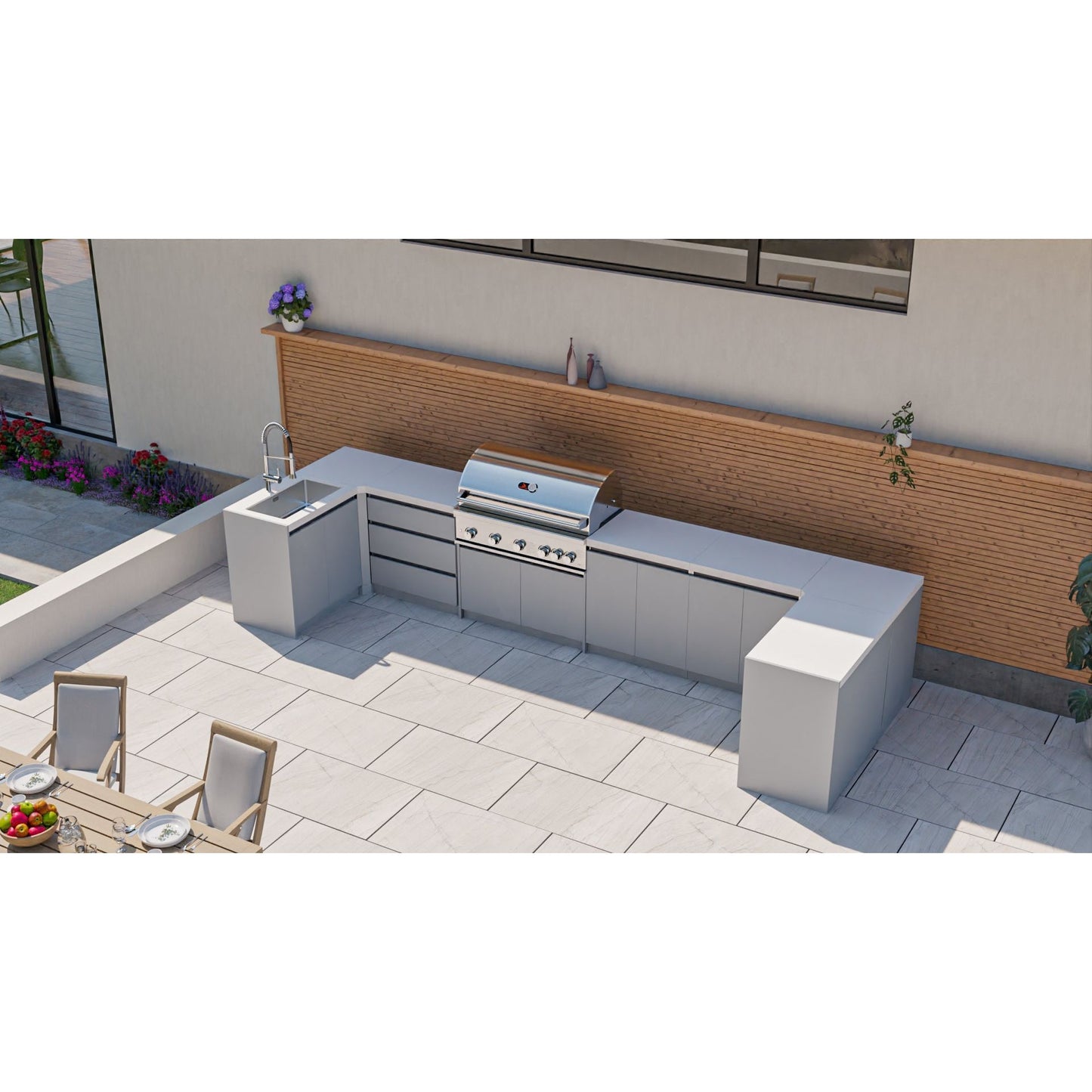 Whistler Grills - Fairford Triple Drawer Unit 80cm