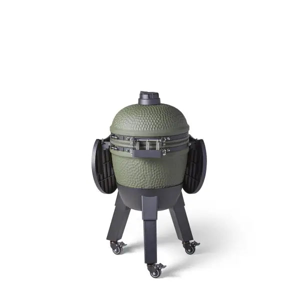 Moddern Kamado Aluminum base, Legs with wheels and side-shelves