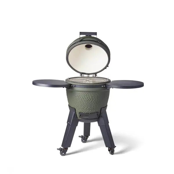 Moddern Kamado Aluminum base, Legs with wheels and side-shelves
