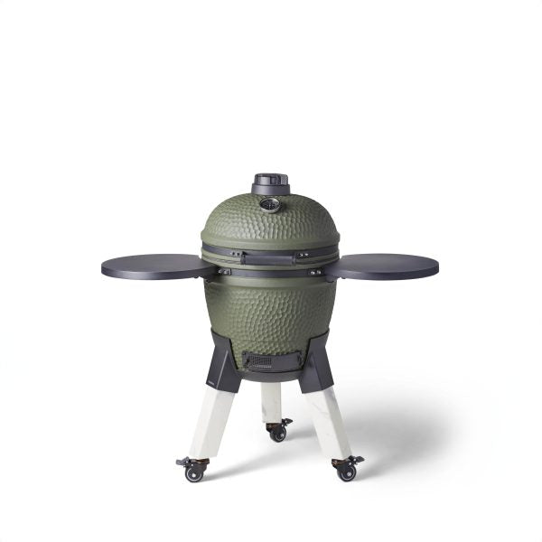 Moddern Kamado Aluminum base, Legs with wheels and side-shelves
