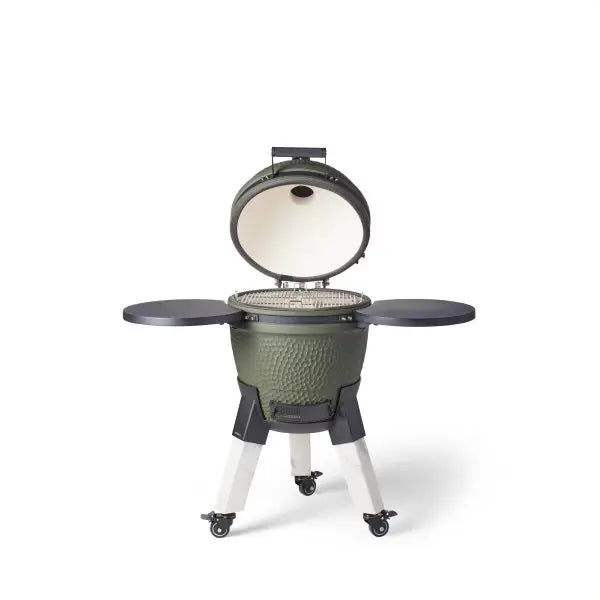 Moddern Kamado Aluminum base, Legs with wheels and side-shelves