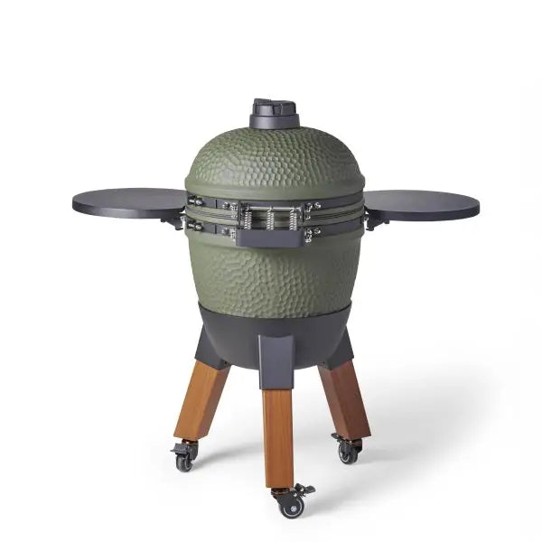 Moddern Kamado Aluminum base, Legs with wheels and side-shelves