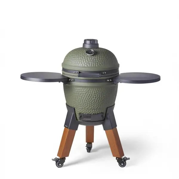 Moddern Kamado Aluminum base, Legs with wheels and side-shelves