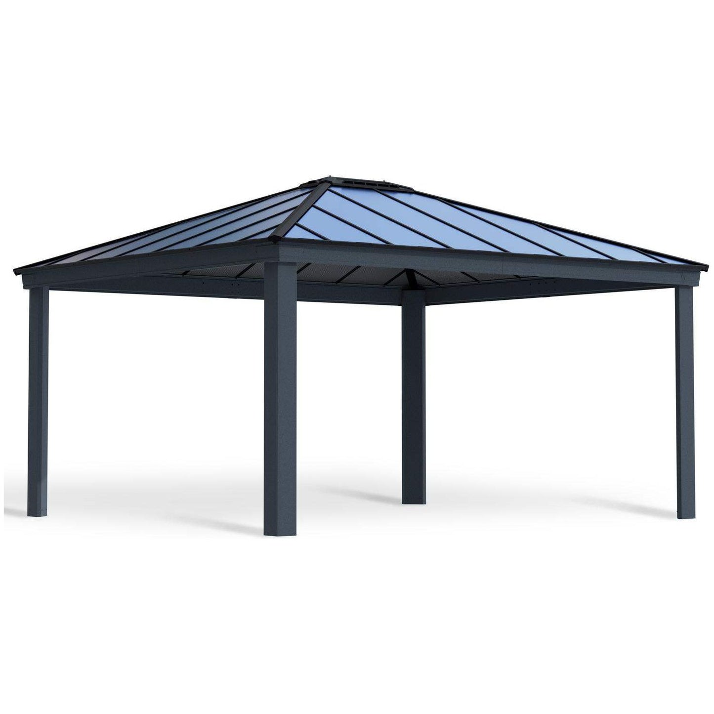 Canopia Colorado Carport (All Size Available) Grey Aluminium & Polycarbonate Roof