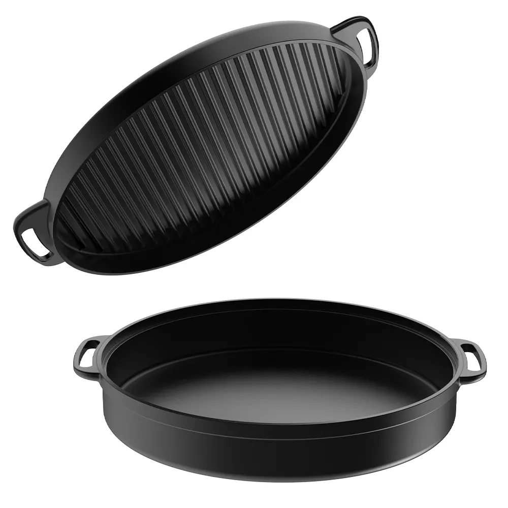 Revolve Two-Sided Cast Iron Pan