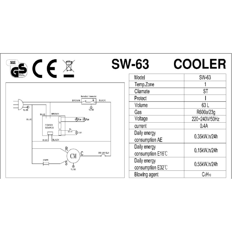 GrandPro Fridge Module 61.5cm