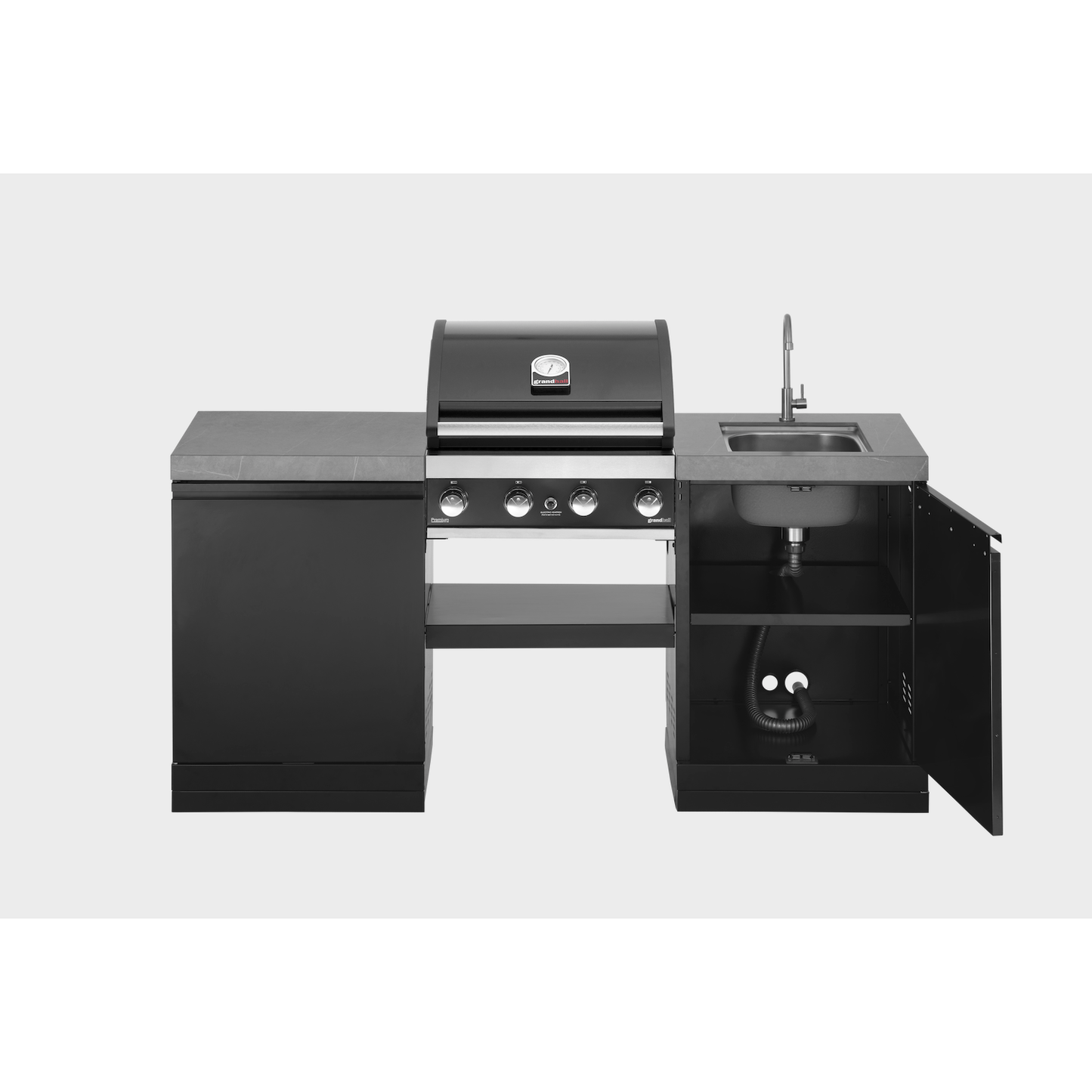 GrandPro 205 Outdoor Kitchen Maxim Grill 5B with Sink