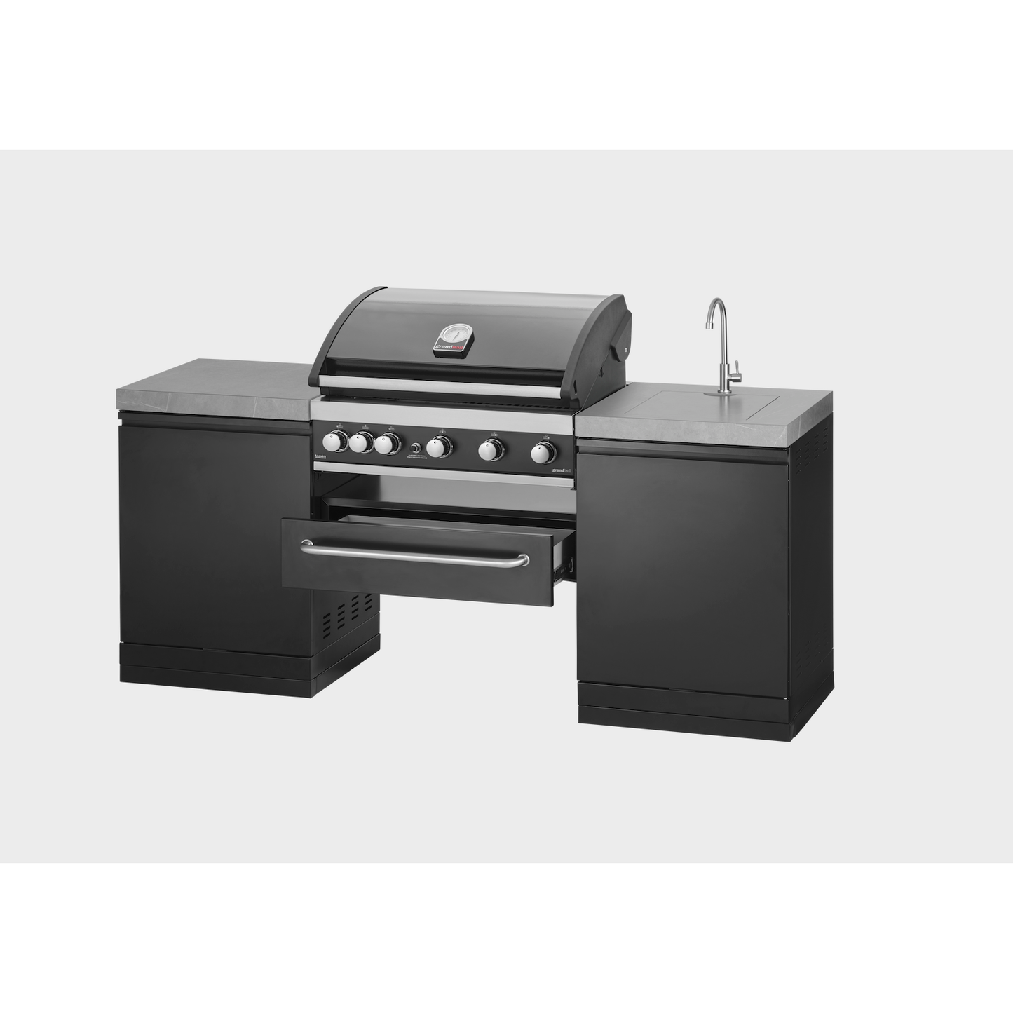 GrandPro 205 Outdoor Kitchen Maxim Grill 5B with Sink