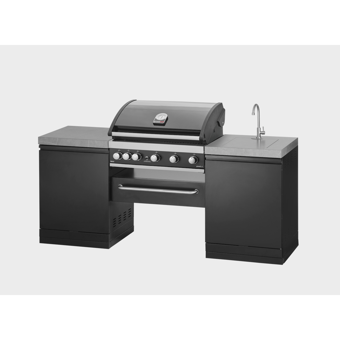 GrandPro 205 Outdoor Kitchen Maxim Grill 5B with Sink