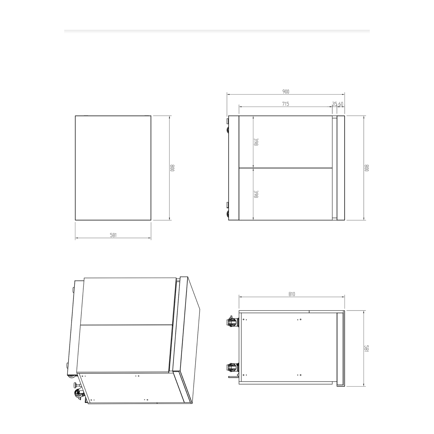 Whistler Fairford Grey Outdoor Kitchen with Burford 5-Burner BBQ | 3.1m x 5.1m