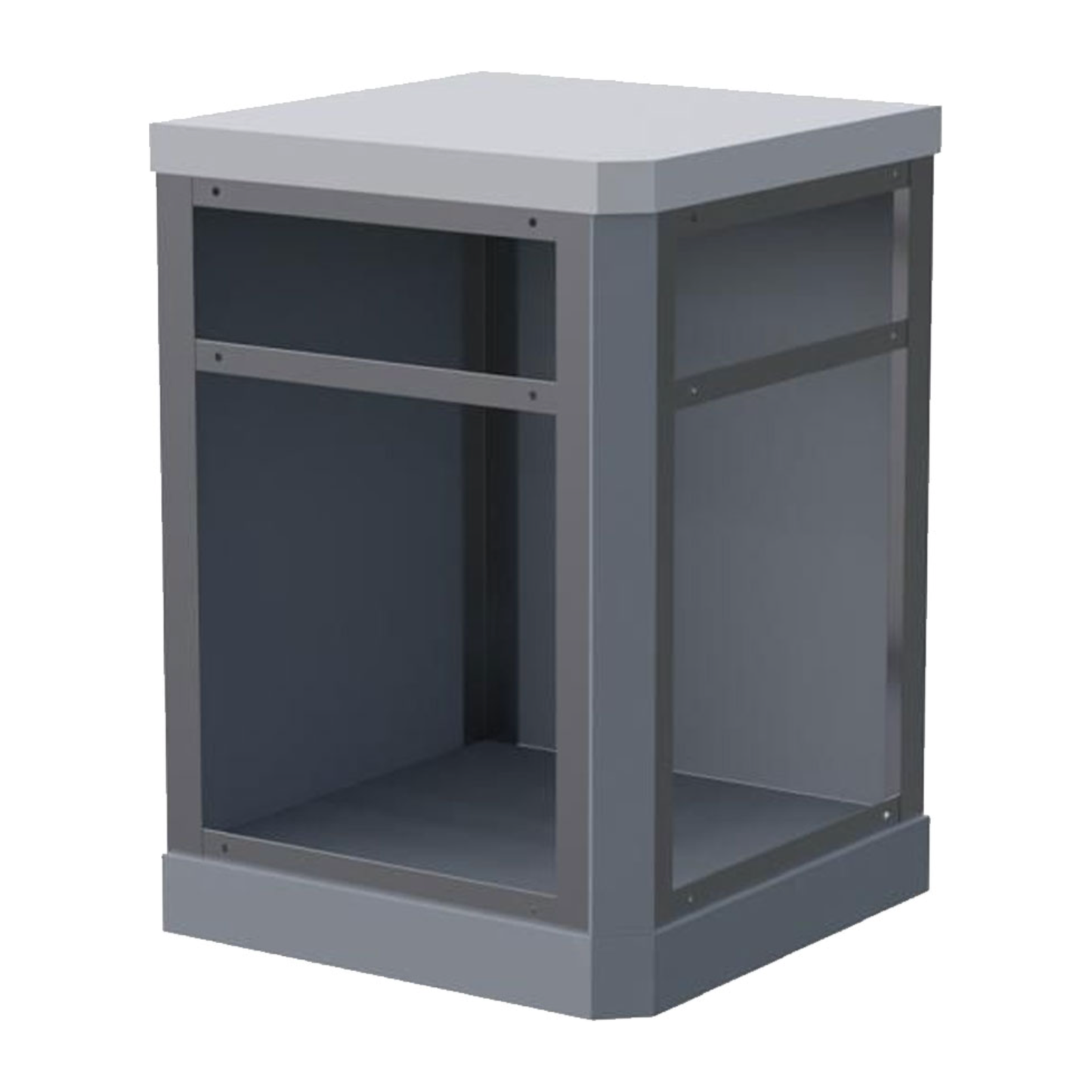 Whistler Fairford L-Shaped Grey Outdoor Kitchen | 2.3m x 4m