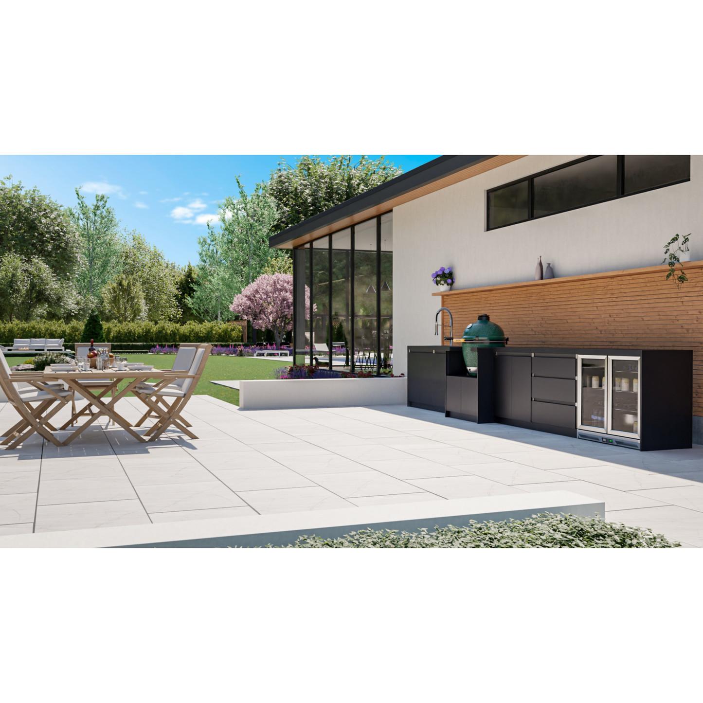 Whistler Fairford Black Outdoor Kitchen | 5M + Egg