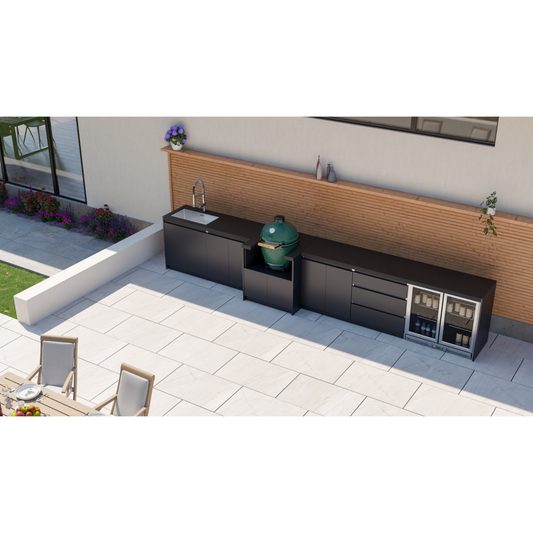 Whistler Fairford Black Outdoor Kitchen | 5M + Egg
