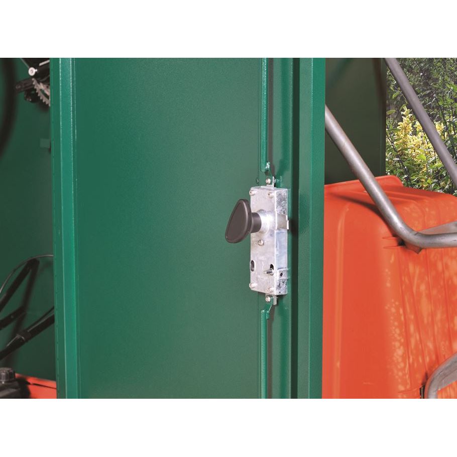 Asgard 7’ x 3’ Metal Garden & Bike Shed - The Trojan Plus