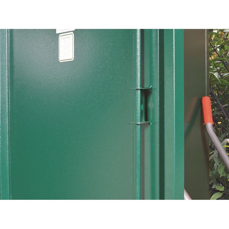 Asgard 7’ x 3’ Metal Garden & Bike Shed - The Trojan Plus