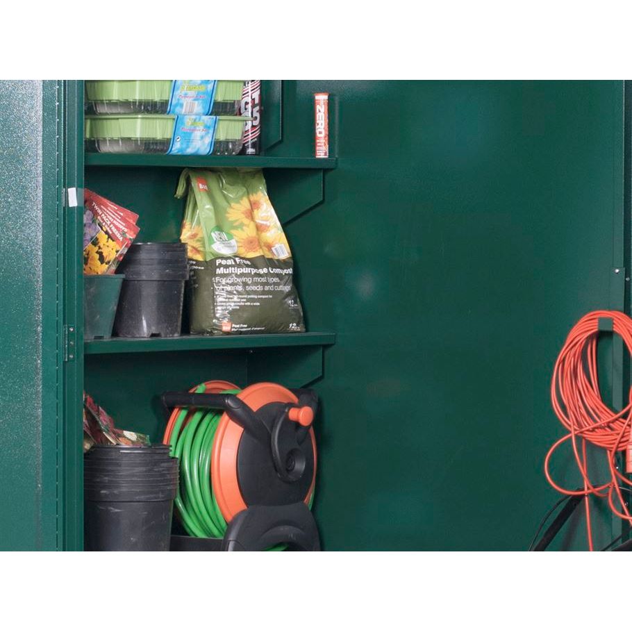 Asgard 7’ x 3’ Metal Garden & Bike Shed - The Trojan Plus