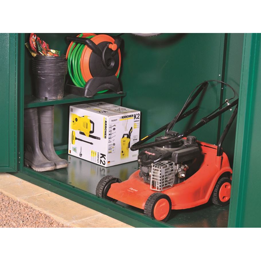 Asgard 7’ x 3’ Metal Garden & Bike Shed - The Trojan Plus